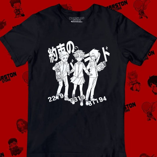 Polera negra de The Promised Neverland