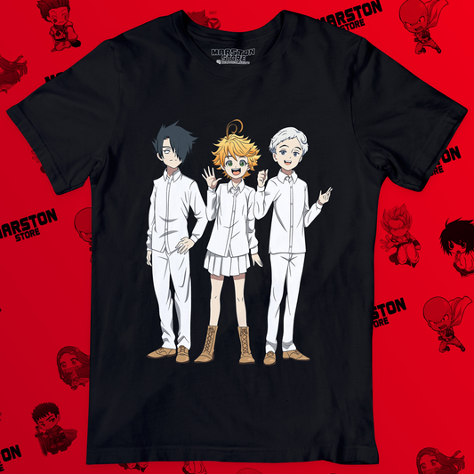 Polera negra de The Promised Neverland