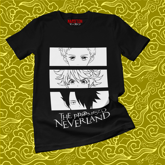 Polera negra de The Promised Neverland