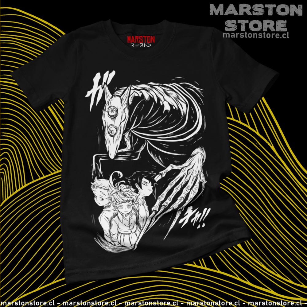 Polera negra de The Promised Neverland