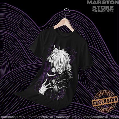 Polera negra de Tokyo Ghoul con Ken Kaneki