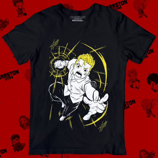 Polera negra de Tokyo Revengers con Takemichi Hanagaki