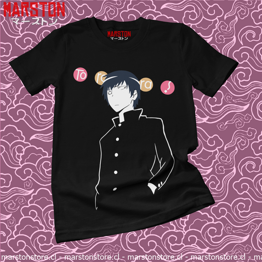 Polera negra de Toradora! con Ryuuji Takasu