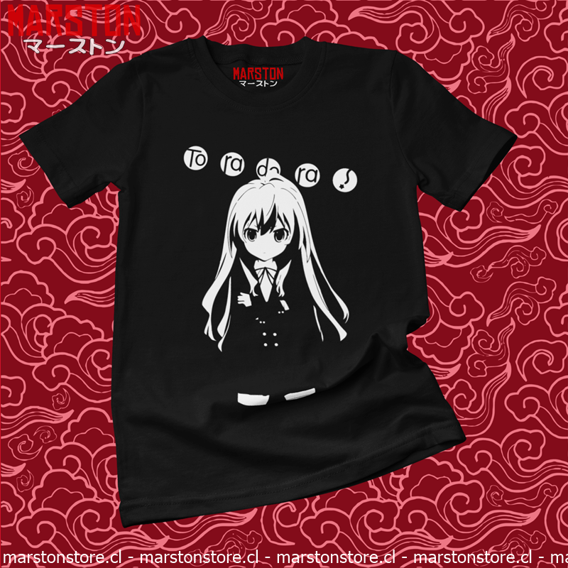 Polera negra de Toradora! con Taiga Aisaka