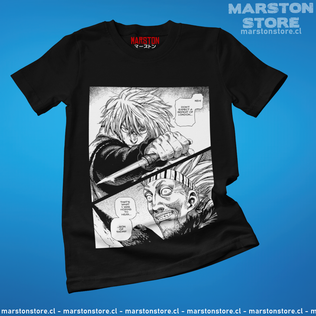 Polera negra de Vinland Saga