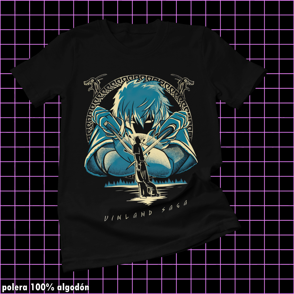 Polera negra de Vinland Saga