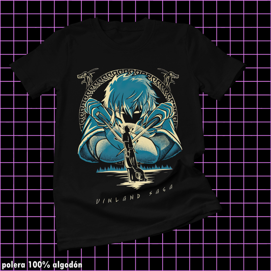 Polera negra de Vinland Saga