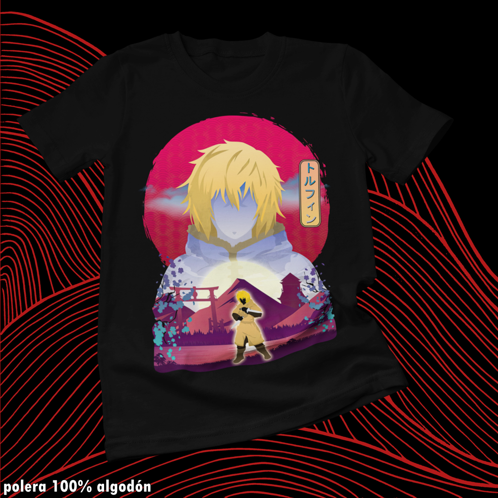 Polera negra de Vinland Saga