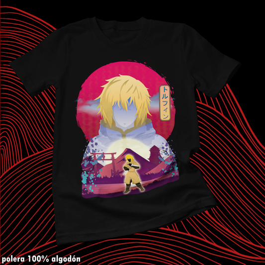 Polera negra de Vinland Saga