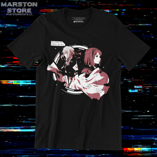 Polera negra de Violet Evergarden