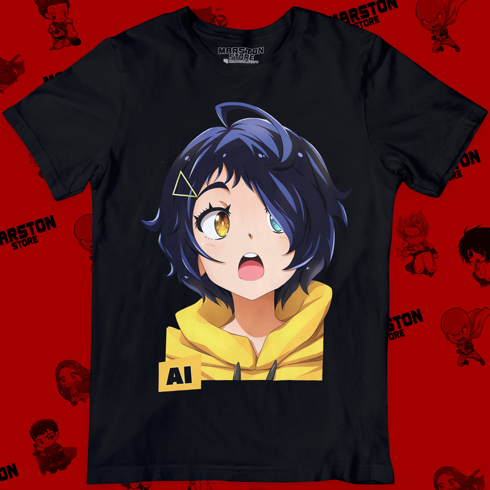 Polera negra de Wonder Egg Priority