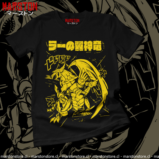 Polera negra de Yu-Gi-Oh!