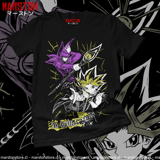 Polera negra de Yu-Gi-Oh!