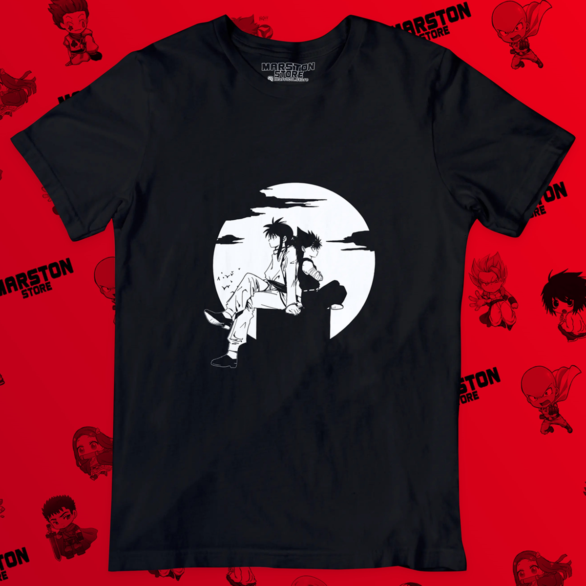 Polera negra de Yu Yu Hakusho