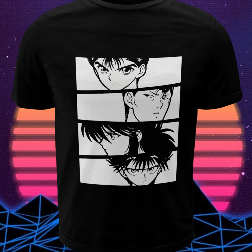 Polera negra de Yu Yu Hakusho