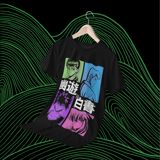 Polera negra de Yu Yu Hakusho