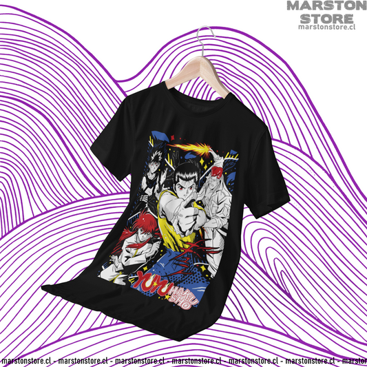 Polera negra de Yu Yu Hakusho