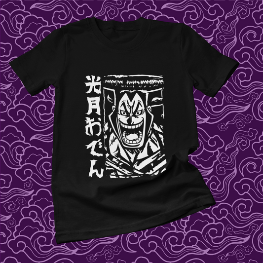 Polera negra One Piece con diseño inspirado en el anime