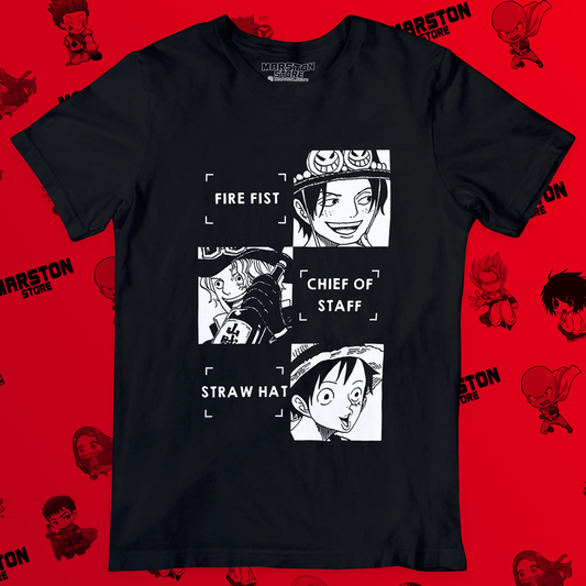 Polera One Piece con diseño de Portgas D. Ace