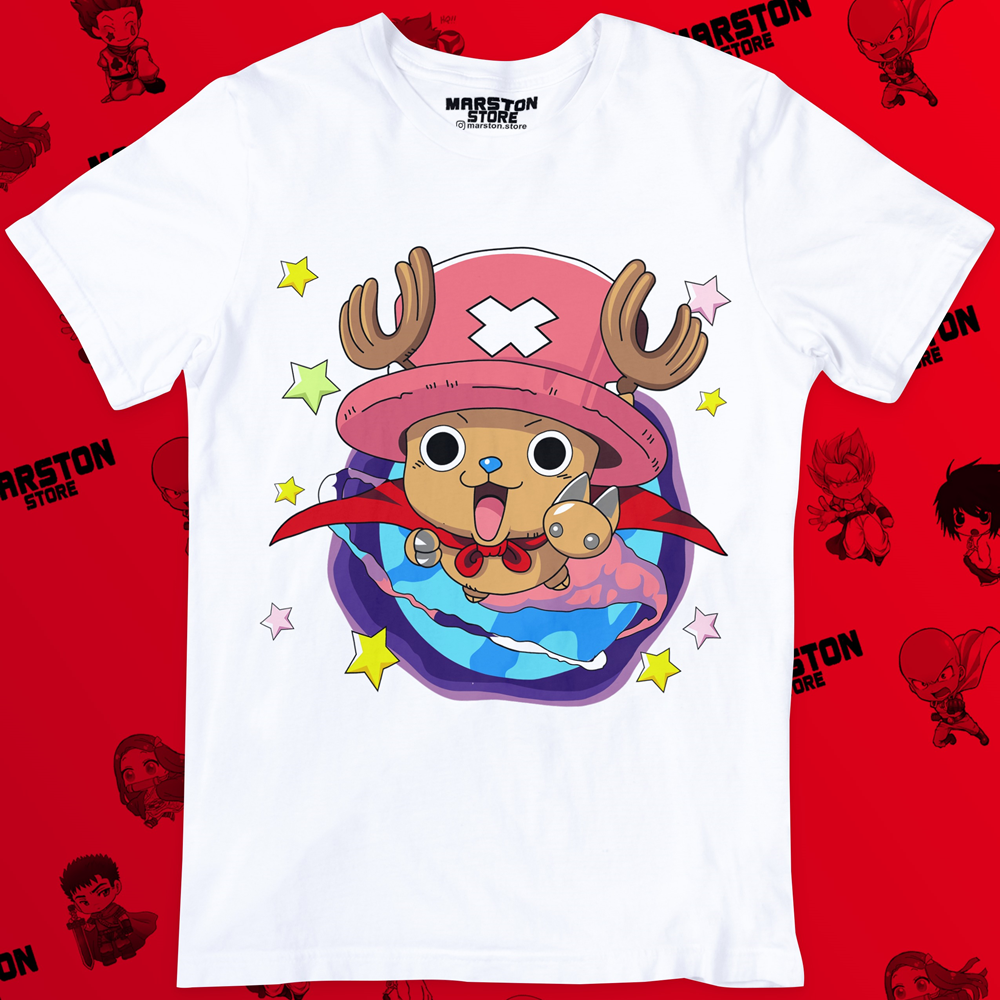 Polera blanca One Piece con diseño de Tony Tony Chopper