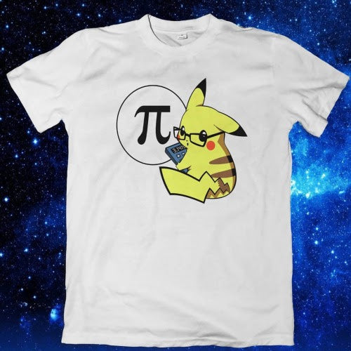 Polera blanca de Pokémon con diseño de Pikachu