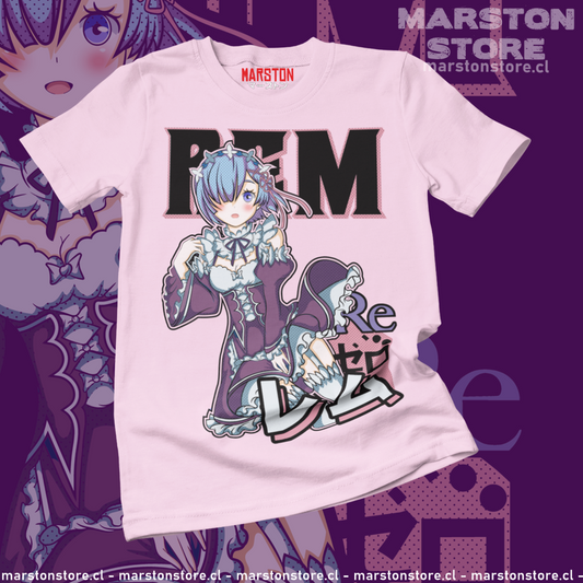 Polera de Re:Zero con Rem
