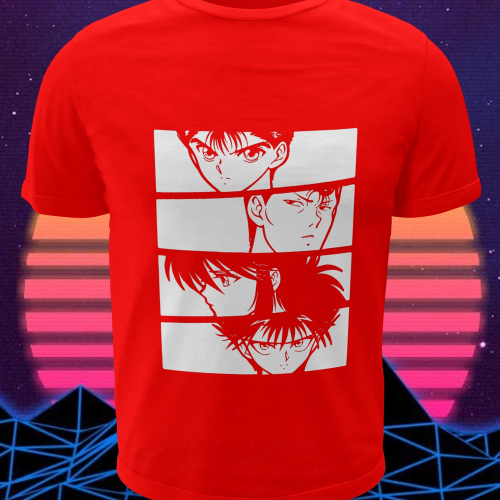 Polera roja de Yu Yu Hakusho