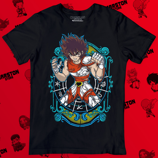 Polera negra de Saint Seiya / Los Caballeros del Zodiaco