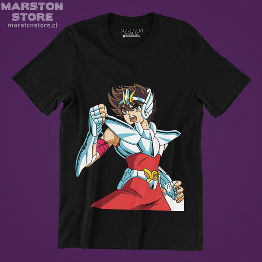 Polera negra de Saint Seiya / Los Caballeros del Zodiaco