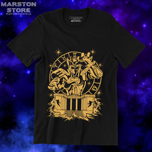 Polera negra de Saint Seiya / Los Caballeros del Zodiaco con Saga de Géminis