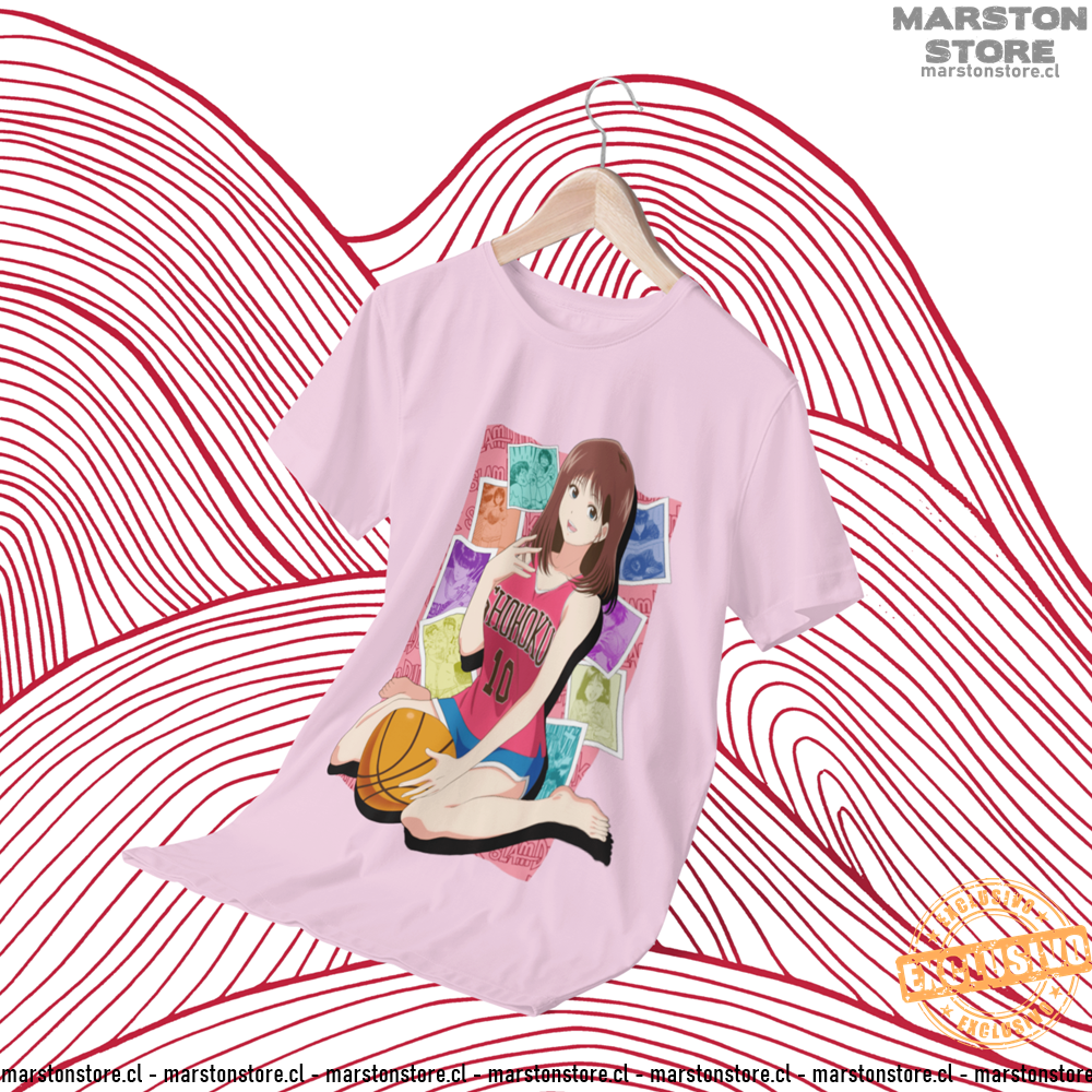 Polera de Slam Dunk con Haruko Akagi