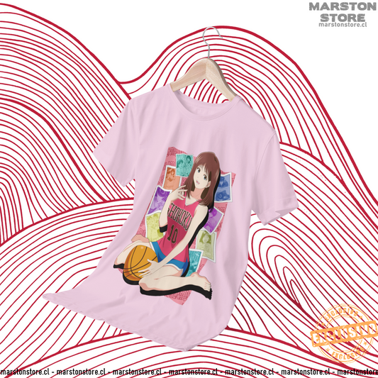 Polera de Slam Dunk con Haruko Akagi