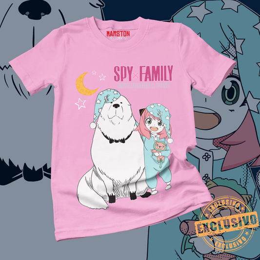 Polera de Spy x Family con Anya Forger y Bond Forger