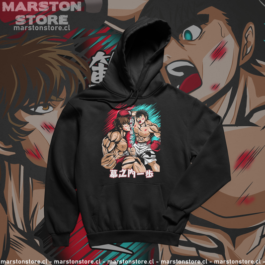 Polerón crossover Baki vs Hajime no Ippo con Baki Hanma e Ippo Makunouchi
