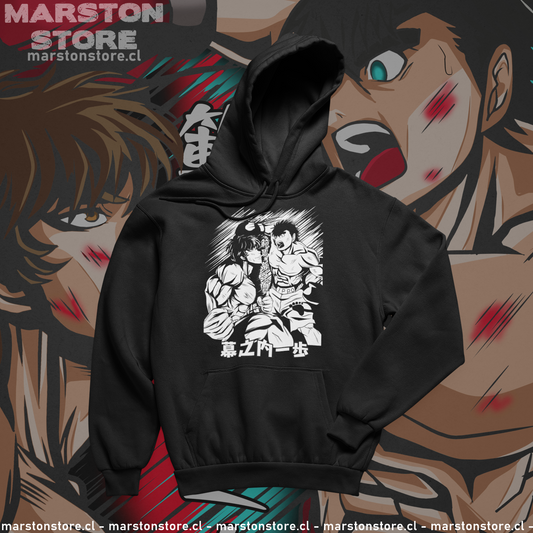 Polerón crossover Baki vs Hajime no Ippo con Baki Hanma e Ippo Makunouchi