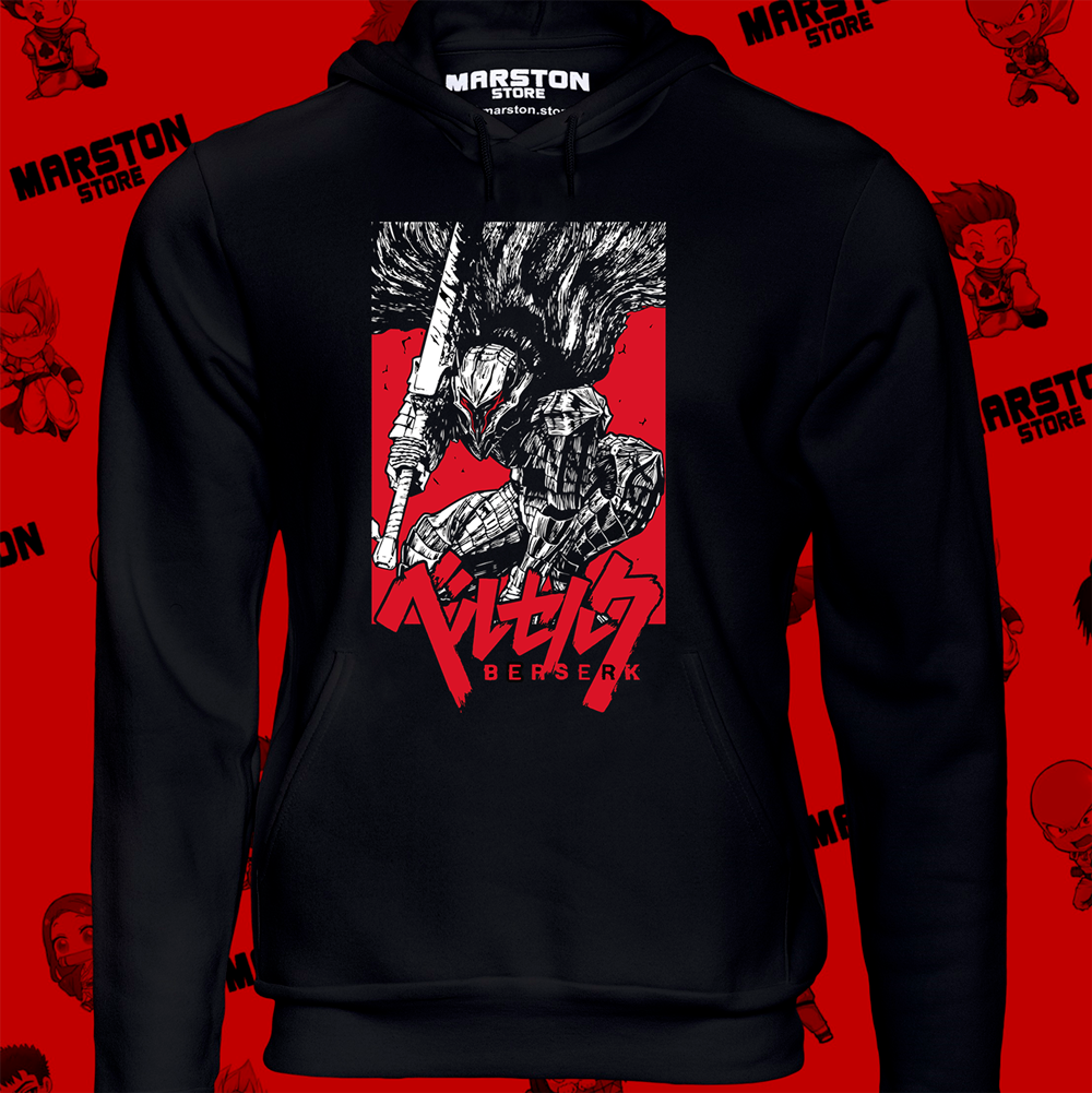Polerón de Berserk con diseño de Guts