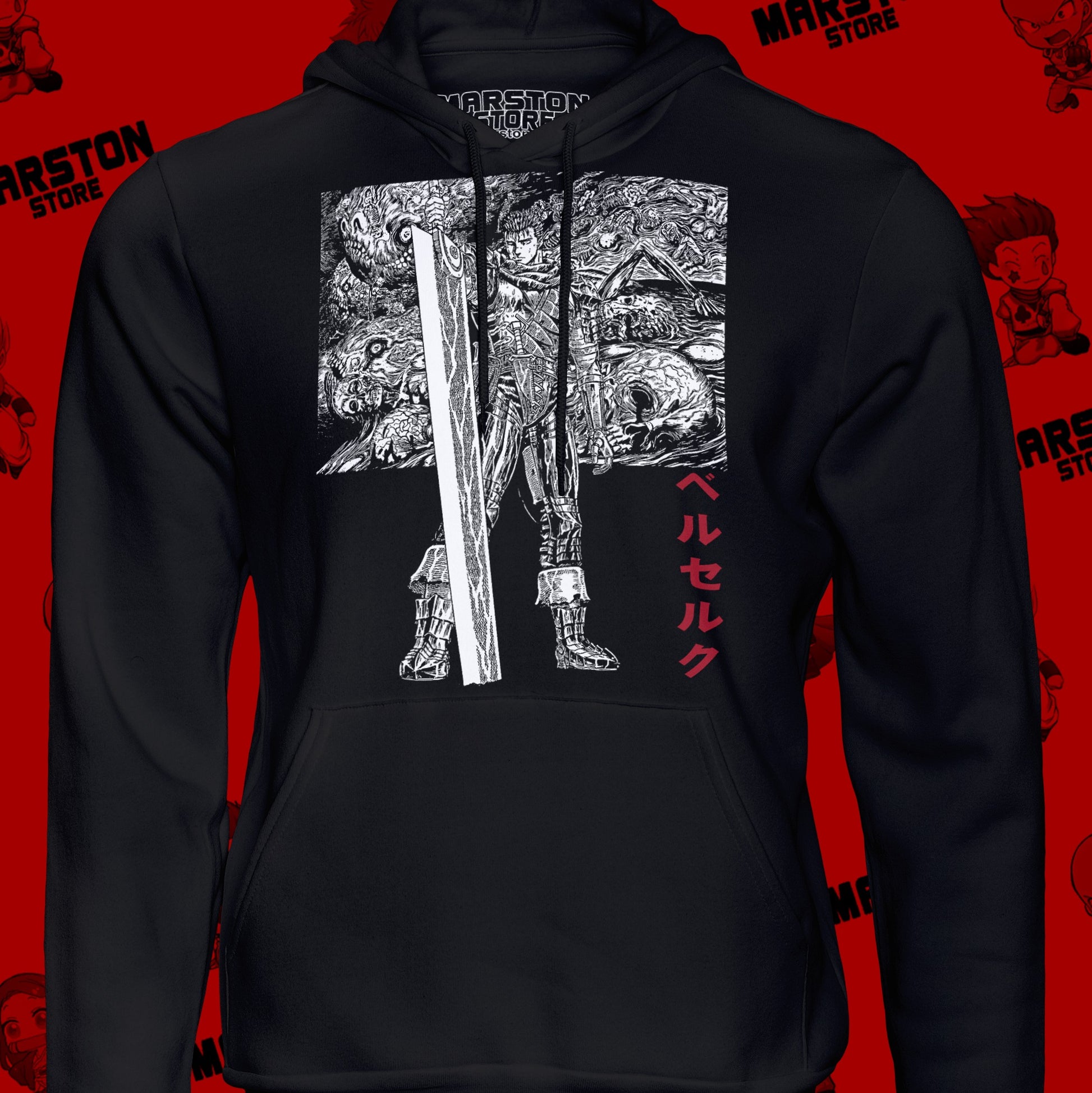 Polerón de Berserk con diseño de Guts