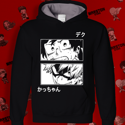 Polerón de Boku no Hero Academia (My Hero Academia) con Izuku Midoriya y Katsuki Bakugo