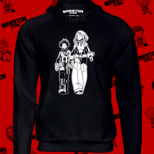 Polerón de Boku no Hero Academia (My Hero Academia) con Izuku Midoriya y Ochaco Uraraka