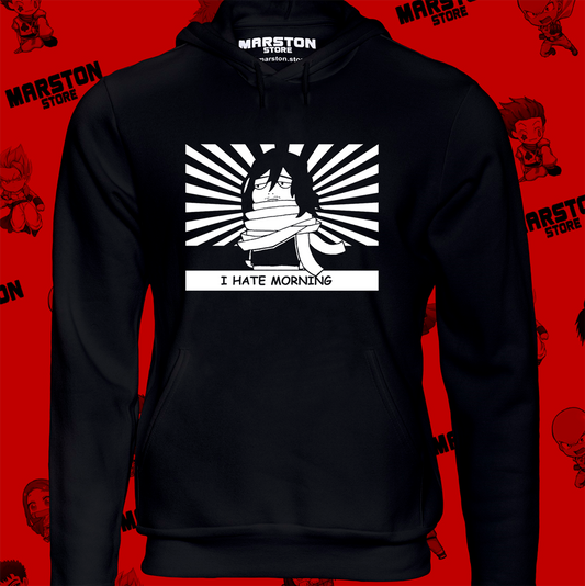 Polerón de Boku no Hero Academia (My Hero Academia) con Shota Aizawa y diseño I Hate Morning