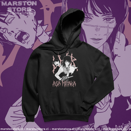 Polerón Chainsaw Man con diseño de Asa Mitaka