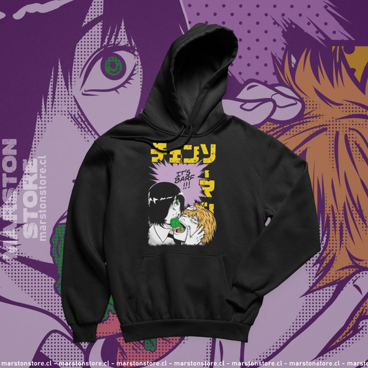 Polerón Chainsaw Man con Denji y Himeno