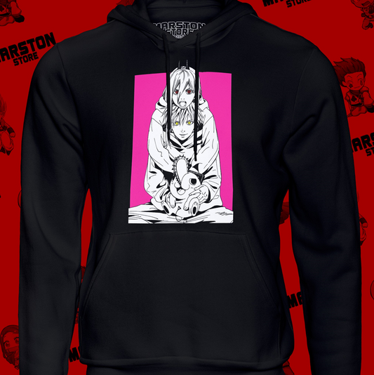 Polerón Chainsaw Man con Denji, Power y Pochita