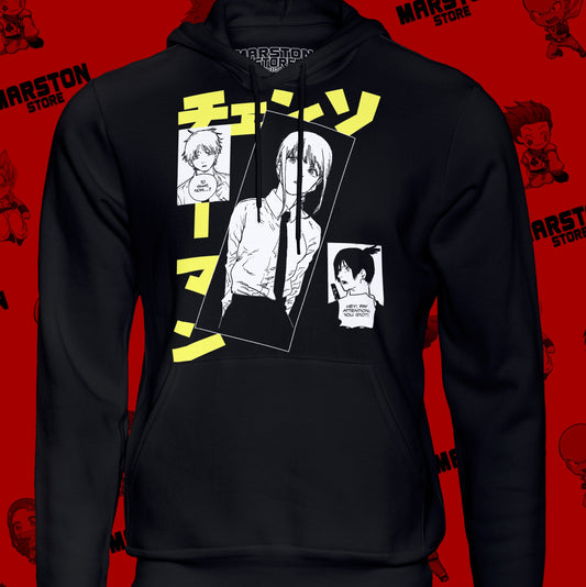 Polerón Chainsaw Man con diseño de Makima
