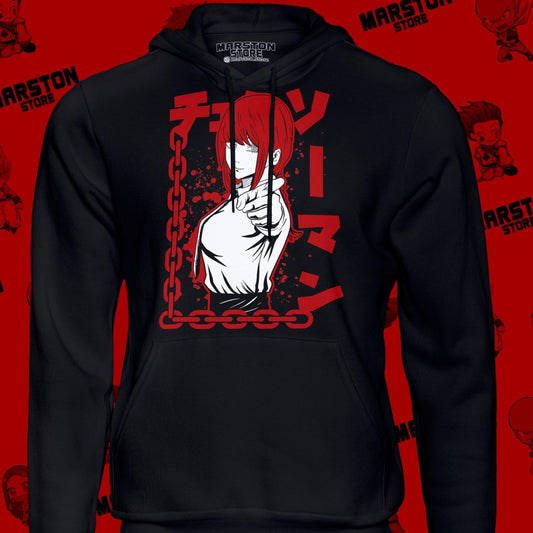 Polerón Chainsaw Man con diseño de Makima
