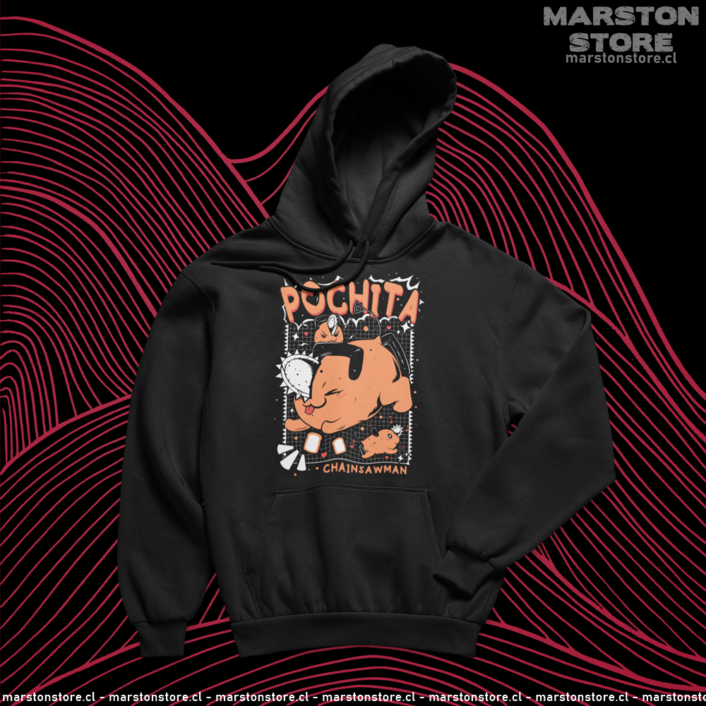 Polerón Chainsaw Man con diseño de Pochita
