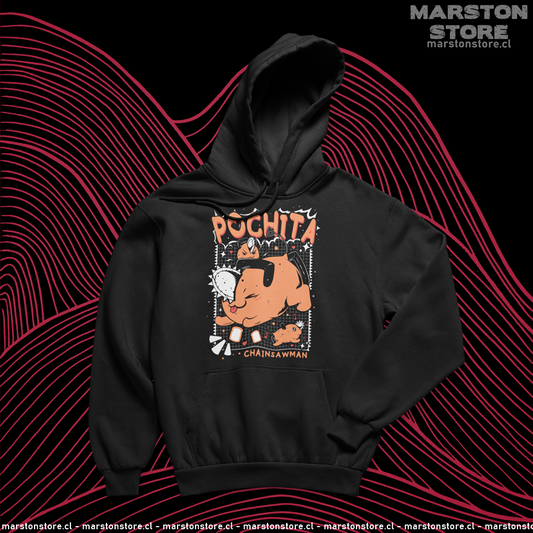 Polerón Chainsaw Man con diseño de Pochita