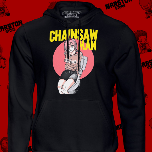 Polerón Chainsaw Man con diseño de Power