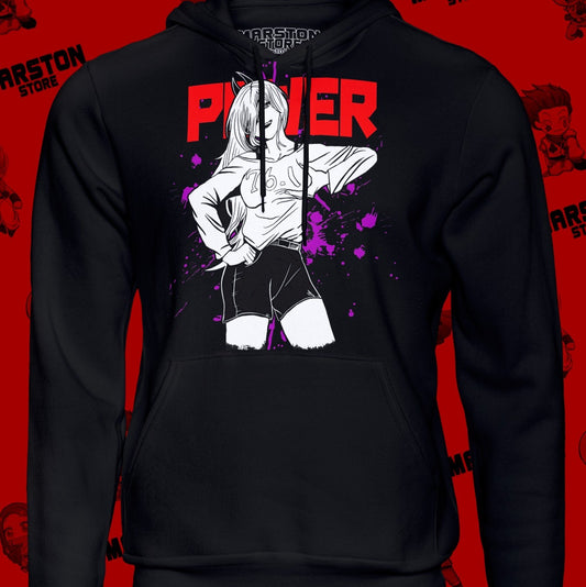 Polerón Chainsaw Man con diseño de Power