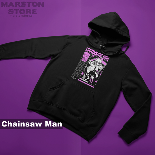 Polerón Chainsaw Man con diseño de Power